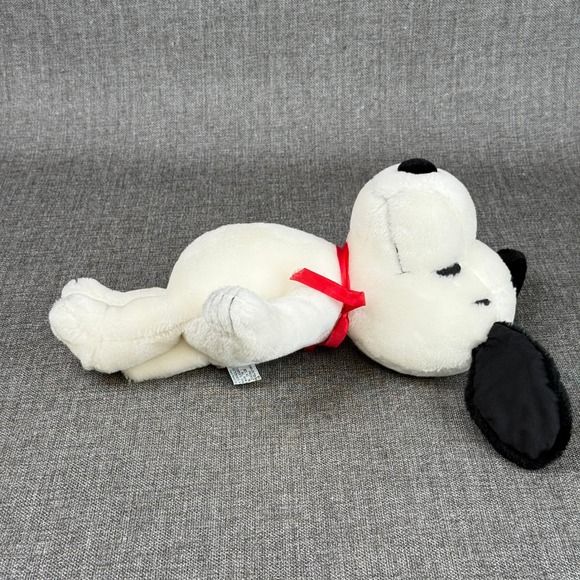 Vintage United Syndicate Snoopy Plush‎ Toy Plush with Red Ribbon 11" - Picture 5 of 9